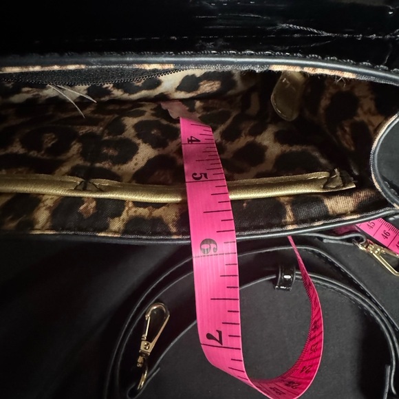 Rachel Zoe Black Patent Leather Crossbody Bag - Picture 7 of 7